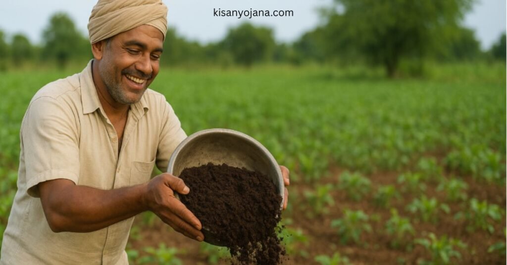 गुजरात में जैविक खेती करते हुए किसान – राज्य जैविक नीति के तहत जैविक खेती को बढ़ावा योजना